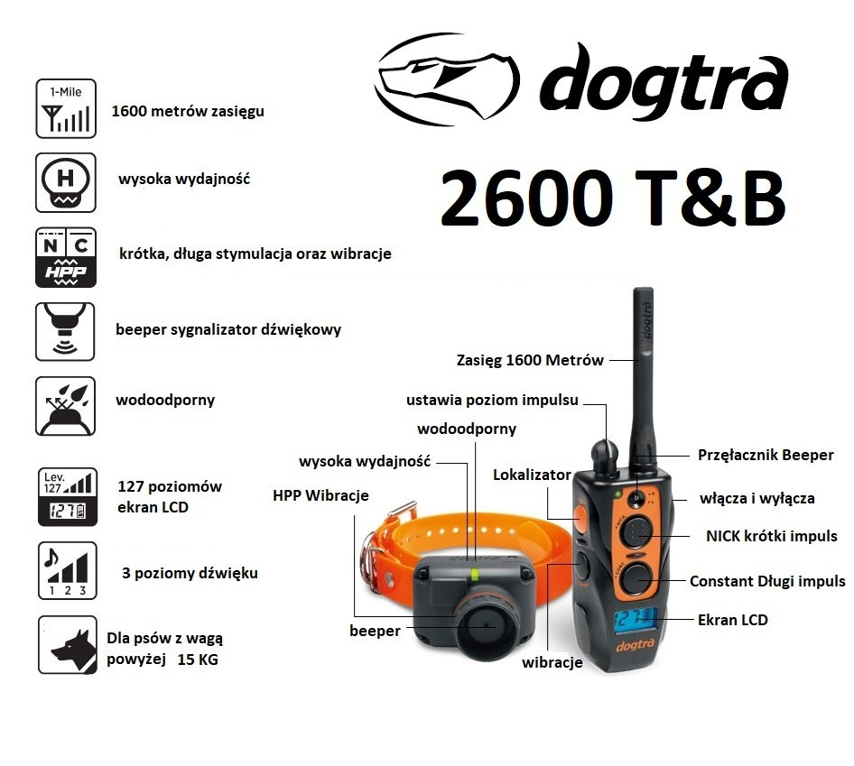 pologar > Dogtra 2500 T&B Training and Beeper